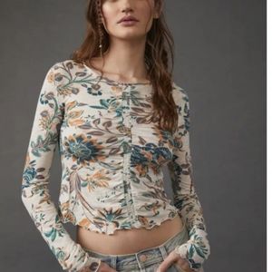 Free People Paisley Top NWT